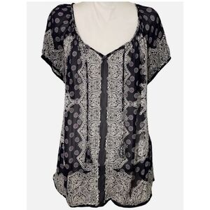 Bila Paisley Boho Top